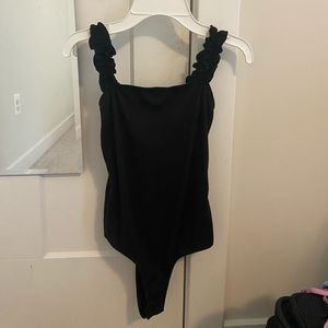 NEVER BEEN WORN Black 21 saints bodysuit